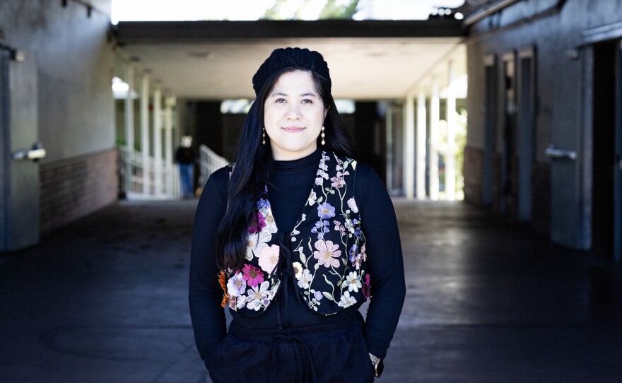 Mary Acebu has been a special education teacher for a decade at Riverview Middle School. She is part of a task force that is working on an AI policy for her school district.
