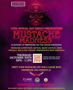 10th Annual SDFD Mustache Madness: In Support of Firefighter Aid