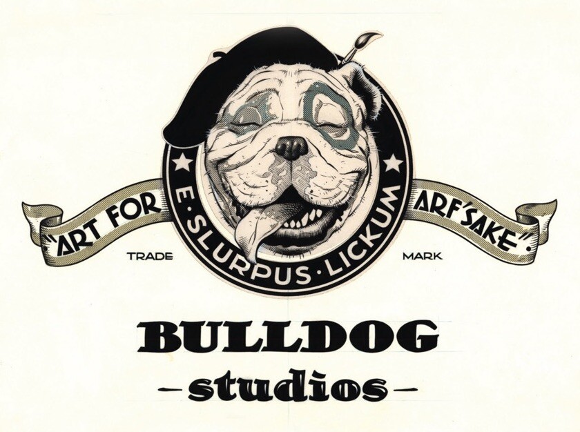 Dave Stevens' logo for Bulldog Studios. 