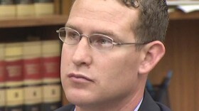 Christopher Hays at a hearing on April 22, 2014.