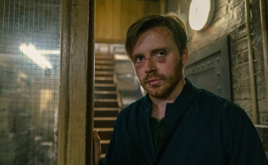 Jack Lowden plays River Cartwright in the Apple TV+ series "Slow Horses" based on Mick Herron's series of spy novels.