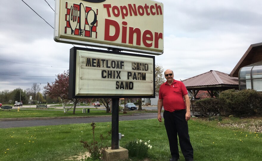 Gary Frederick just turned ownership of his Cortland, Ohio, diner over to his kids. He's a Trump supporter who gives him an A+ grade for the first 100 days. He says the Republicans in Congress have been the biggest problem so far.