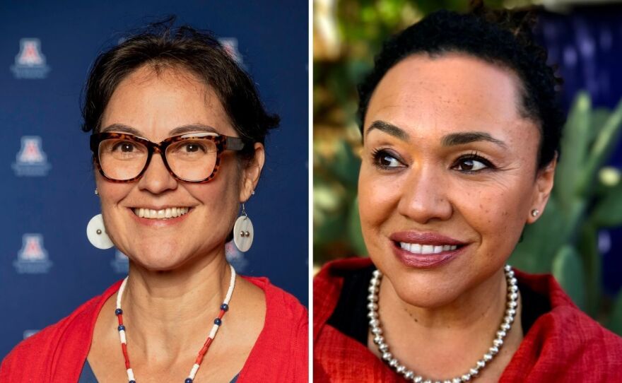 Left: Shelly C. Lowe, nominee for the chair of the National Endowment for the Humanities. Right: Maria Rosario Jackson, nominee for the National Endowment for the Arts chair