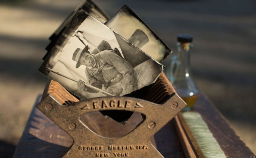 Tintype portrait.