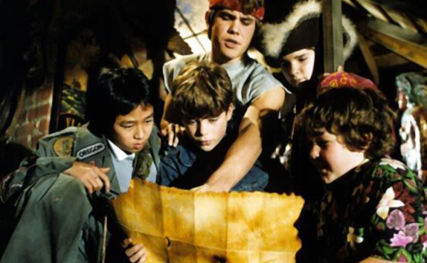 The Goonies with Josh Brolin (center back) is the next 80s film in Landmark's Midnight Madness Film Series at the Ken Cinema.