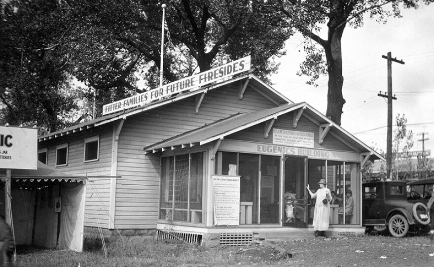 Examination building, Fitter Families Contest, Kansas Free Fair, 1925.