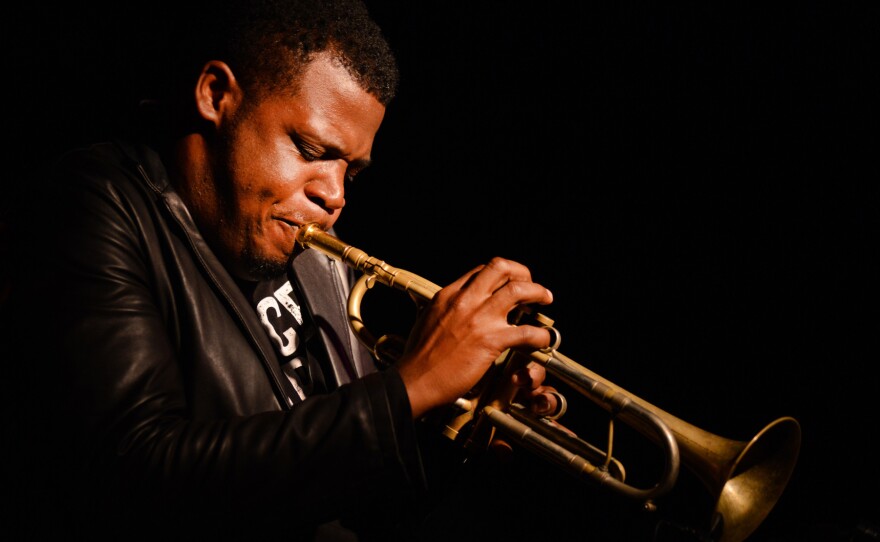 Keyon Harrold performs at this year's Melbourne International Jazz Festival. He's the co-founder of "Compositions For A Cause."