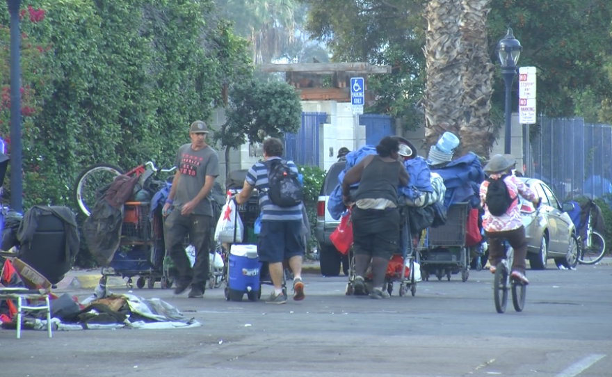 Inclement weather shelters for homeless activated in San Diego KPBS