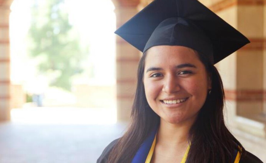 Sofia Campos, 23, is the head of the United We Dream campaign — a national network of youth-led immigrant organizations. Campos was born in Peru, but grew up in California, entirely unaware of her undocumented status until she tried applying for college scholarships.