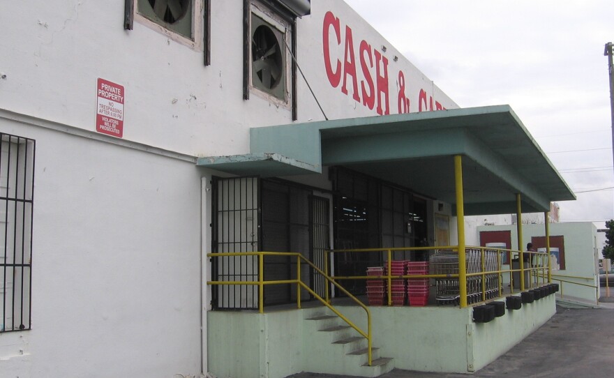 Many of the offenders who were evicted from the Julia Tuttle Causeway now spend their nights in this area instead, near train tracks in a warehouse district north of Miami's airport. The ACLU is filing a lawsuit against the county's residency laws on behalf of the homeless sex offenders.