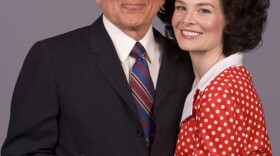 Robert Foxworth as “George Wallace” and Melinda Page Hamilton as “Cornelia” in The Old Globe’s world premiere production of CORNELIA by Mark V. Olsen