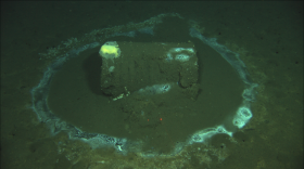 Barrelof DDT found off the coast of Santa Catalina Island in California. Credit: David Valentine, UC Santa Barbara / RV Jason