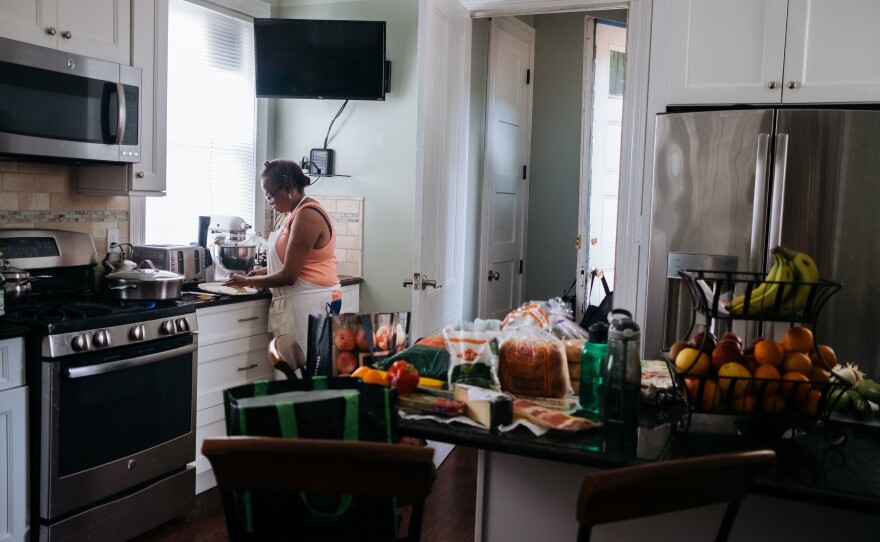 Raymonde Elian is known among family and friends to be a great cook. The kitchen counter is filled with everything she needs to make dinner. The goal of documenting my mother was to capture all the things I knew I'd miss if she were suddenly gone.