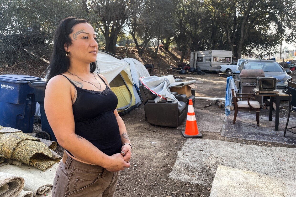 Daisy Gonzalez lives in a sprawling homeless encampment in an industrial sector on the outskirts of Sacramento. She knows her fentanyl addiction is dangerous and recounts a half-dozen failed attempts at recovery. “I really need to get off this ‘fetty’ and stay clean, but it’s so hard out here,” Gonzalez says.
