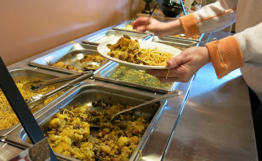 The lunch buffet at Upohar in Lancaster, Pa., includes a mix of cuisines from South Asia, Africa and the Middle East.