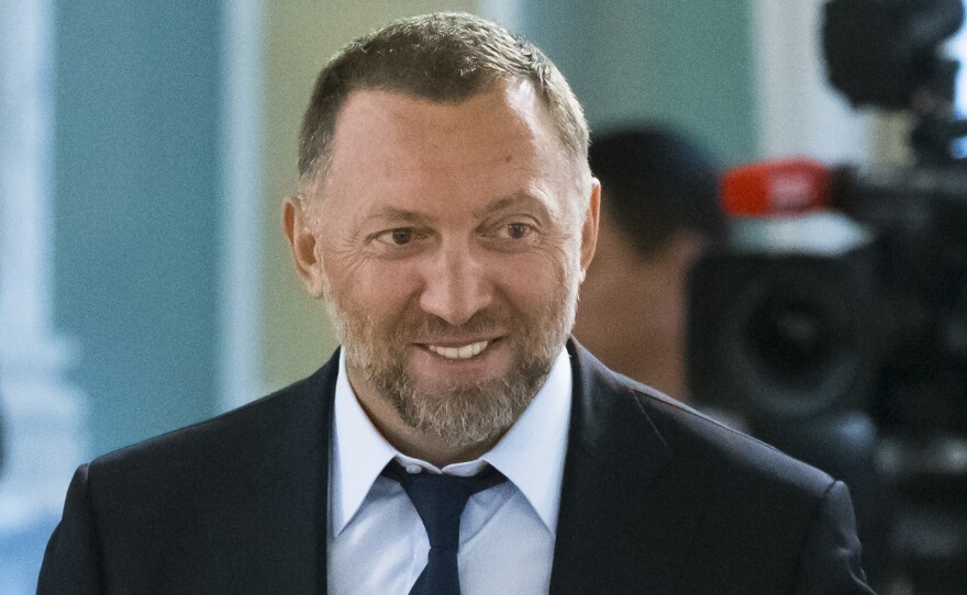 Russian metals magnate Oleg Deripaska, pictured in 2016, has been sanctioned by the U.S. government and a residence of his was search in D.C. on Tuesday.
