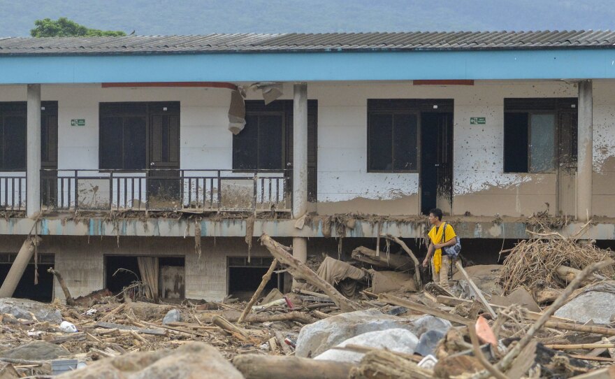 The death toll from a devastating Friday night landslide in the Colombian town of Mocoa stood at more than 200, as rescuers clawed through piles of muck and debris in search of survivors.