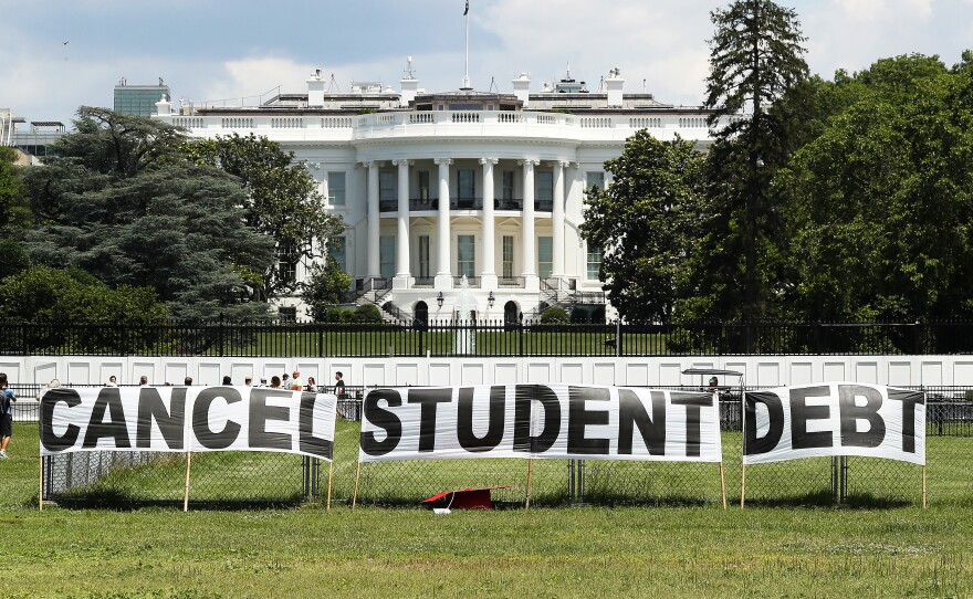 Tzintzun Ramirez says cancelling student debt could help Democrats, since young voters today are the first generation in American history to be economically worse off than their parents.