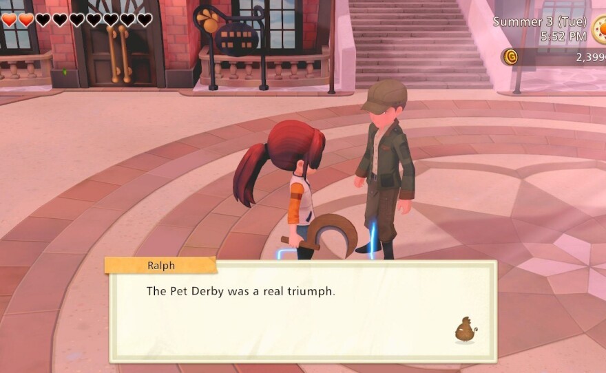 Special events are a frequent and repetitive topic of conversation in <em>Pioneers of Olive Town</em>.