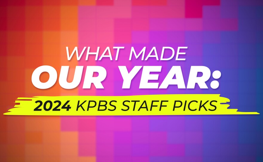 Graphic of "What Made Our Year" is shown here in this undated photo.