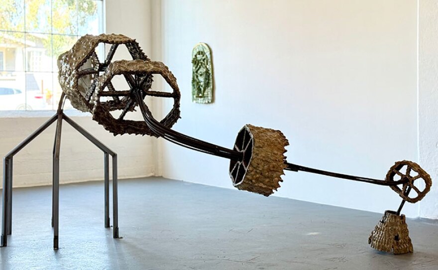 Sculpture by Liz Stringer is shown at Bread & Salt in an undated photo. Her new solo exhibit, "The Tellings," opens May 10, 2025.