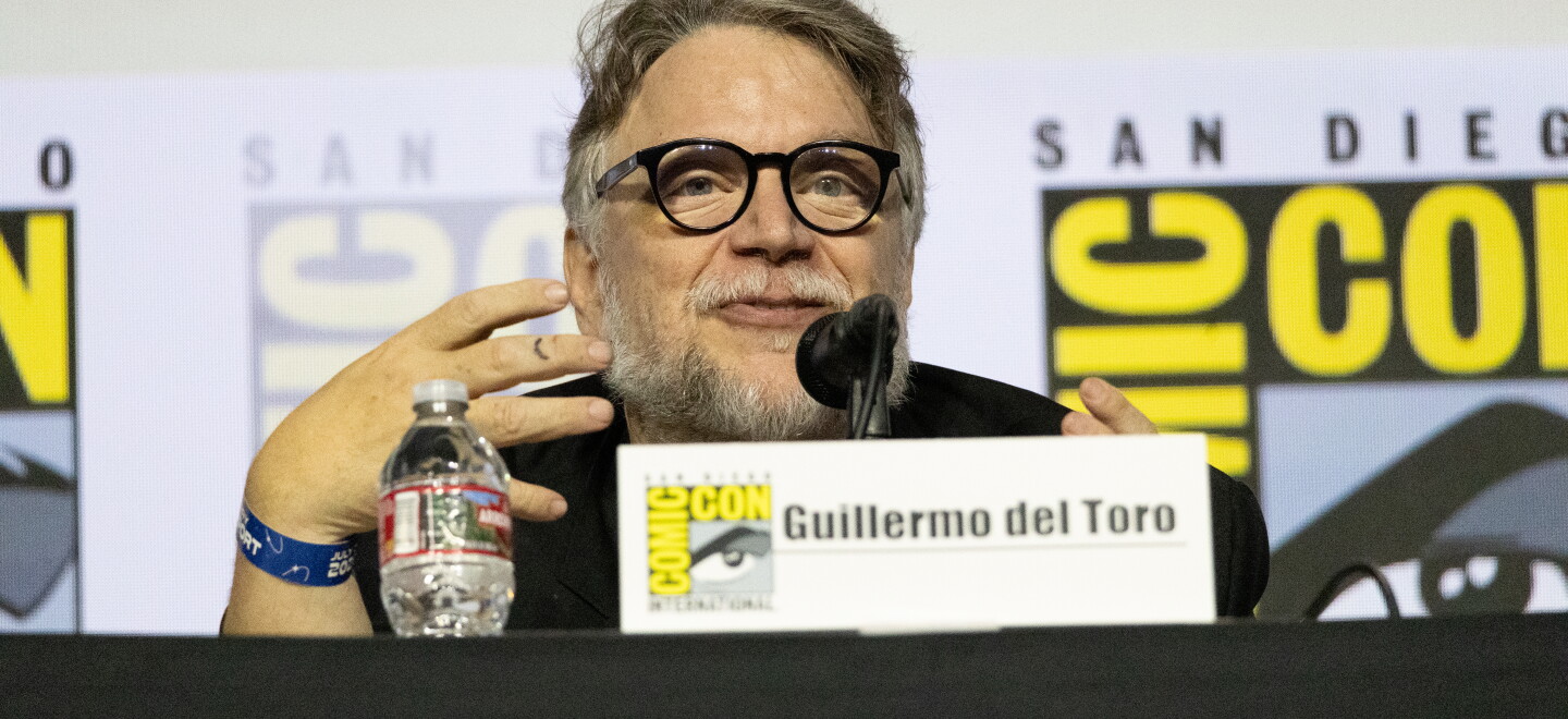 Guillermo del Toro discussed his hatred of AI in filmmaking at a panel at Comic-Con, July, 24, 2026.