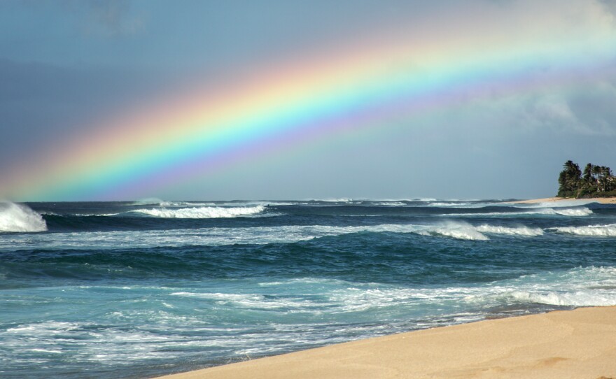 We might all feel a lot better if we saw a view like this, from the North Shore of Oahu, every day.
