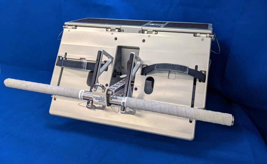 The Artemis II crew exercises on Orion using a flywheel, a simple cable-based device for aerobic and resistance workouts.