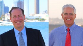 The candidates running for San Diego's 52nd Congressional District: Scott Peters, Kirk Jorgensen, Fred Simon and Carl DeMaio.