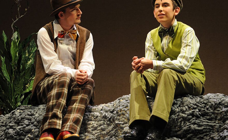 Actors perform in San Diego Junior Theatre's 2010 production of "A Year with Frog and Toad." The play opens Oct. 29, 2021.