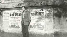 Composer Ned Rorem in 1953 in Paris, where he lived for nearly a decade and wrote his infamous <em>Paris Diary</em>.