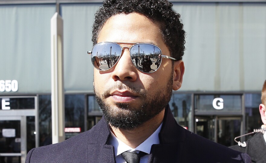 A judge has ordered a special prosecutor to look into how the case against actor Jussie Smollett was handled. Smollett is seen here in March, leaving a courthouse in Chicago after all charges against him were dropped.