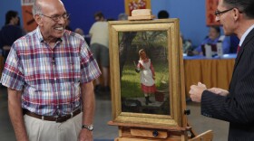At ANTIQUES ROADSHOW in Miami Beach, Florida, this guest hoped his 1876 John George Brown painting might be worth $3,000. However, appraiser David Weiss astonishes him with an estimated value of $40,000 to $60,000! Brown is widely known for his depictions of street urchins, newspaper sellers and shoeshine boys, making this painting of a beautiful young lady slightly atypical.
