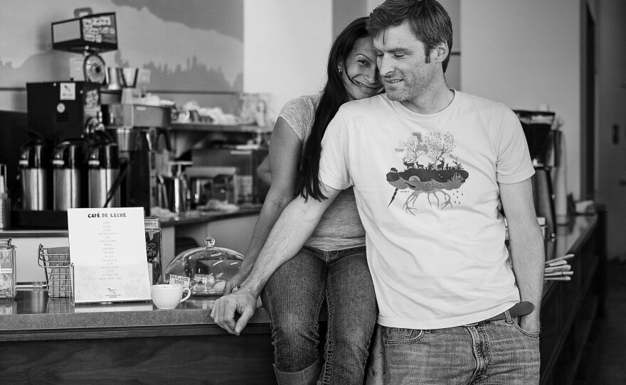 Matt and Anya Schodorf own Café de Leche in Highland Park. Anya likes to joke that she's the café and Matt is the leche.
