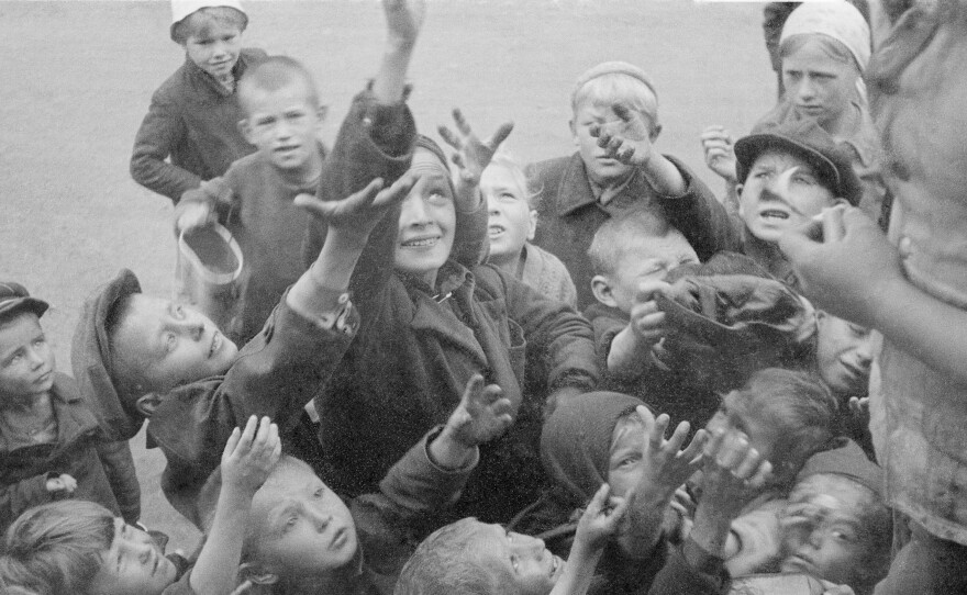 Russian children clamor for food, circa 1941. During World War II, the Nazis sought to implement a "hunger plan" to starve millions from Russia and Eastern Europe.