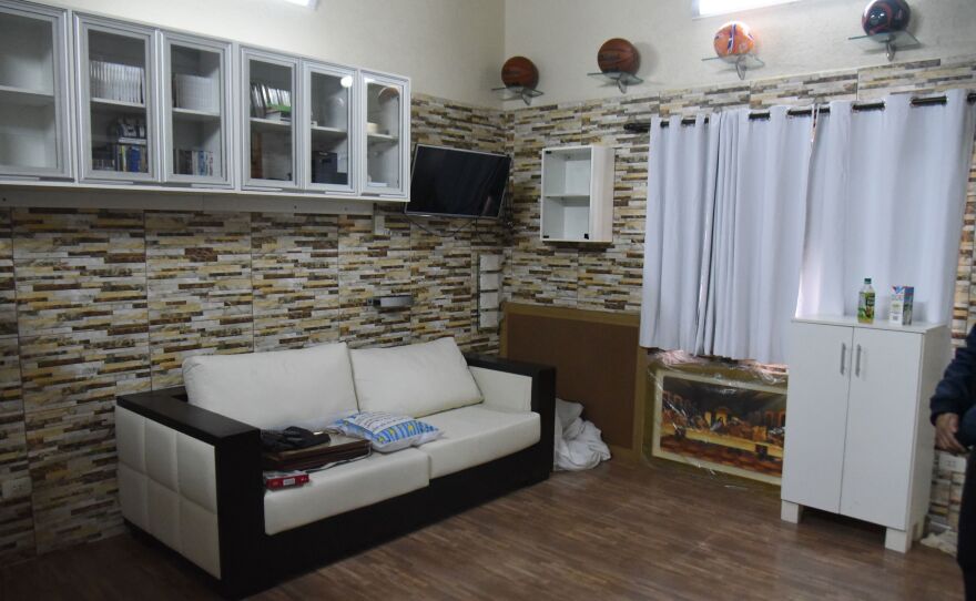 Photos reveal Brazilian drug trafficker Jarvis Chimenes Pavao's cell at Tacumbu prison in Asuncion, Paraguay, last week.