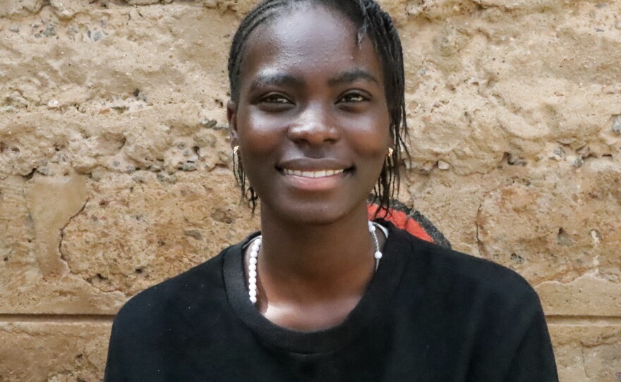 Cynthia Awour, 18, did not like wearing masks — even when failure to mask got her in trouble at school. She hopes to study sign language but worries that she lost almost a year of school due to lockdowns in Kenya.