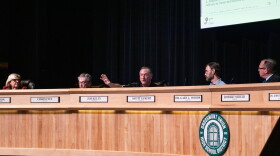 Trustee Jim Kelly speaks during the board meeting on Jan. 15, 2026.