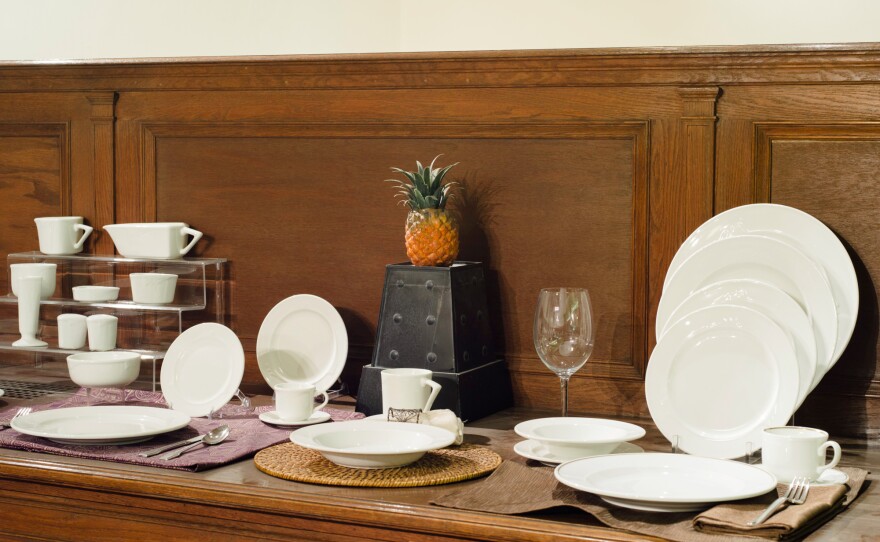 Though more eye catching, Fiesta only accounts for half of Homer Laughlin's business. Sturdy china for high-volume use at restaurants, hotels and even the U.S. military comprises the other half.