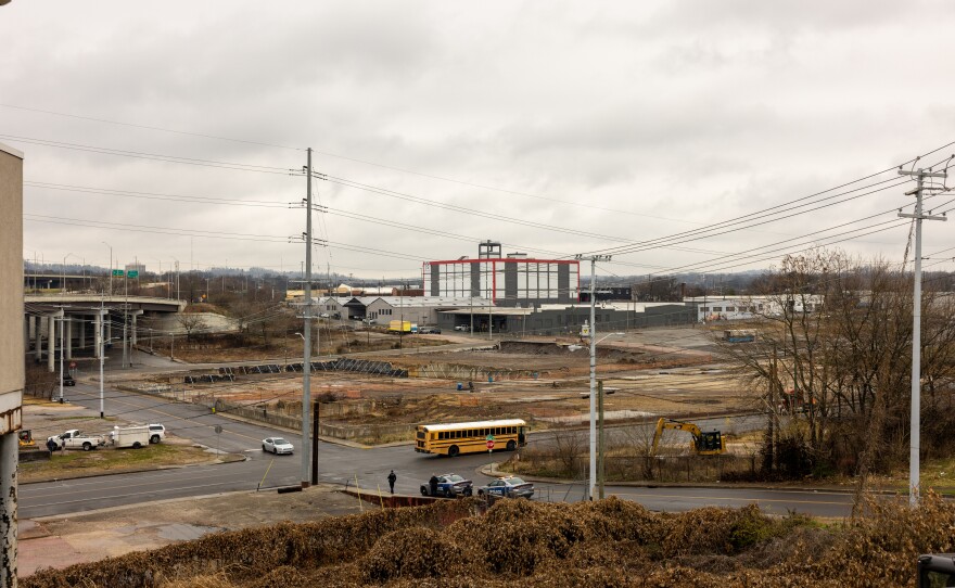 A baseball stadium is being built just east of downtown Knoxville, which may increase home prices in nearby neighborhoods. The stadium will be home to the Tennessee Smokies, a minor league team.