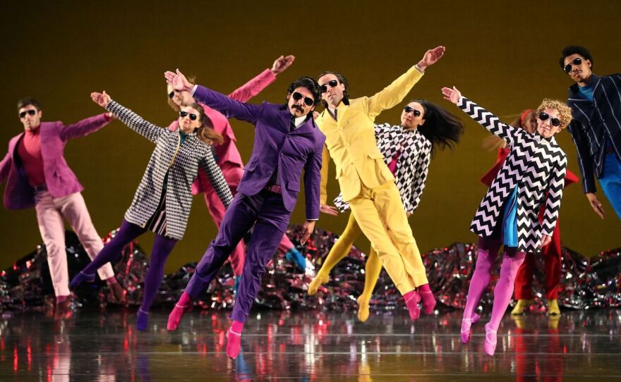 A promotional photo from Mark Morris Dance Group's "Pepperland."