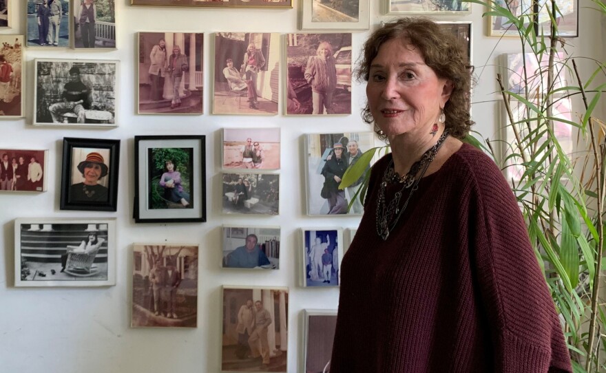 <em></em>Judith Viorst's Washington, D.C. home is absolutely covered in pictures of family.