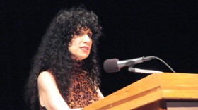 Diane Ackerman reading at the San Diego Jewish Community Center.