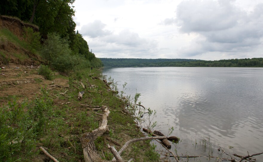 The bone was found along the Irtysh River in Siberia, which was pretty far north to live 45,000 years ago.