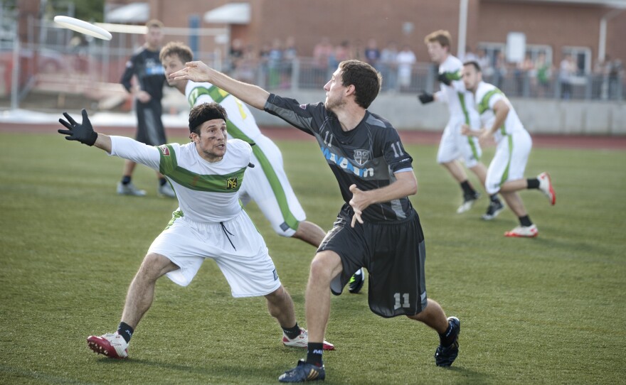 Major Ultimate Frisbee team the DC Current faced the New York Rumble on Sunday. The rule changes in Ultimate, such as including referees, give the players the opportunity to concentrate on playing.