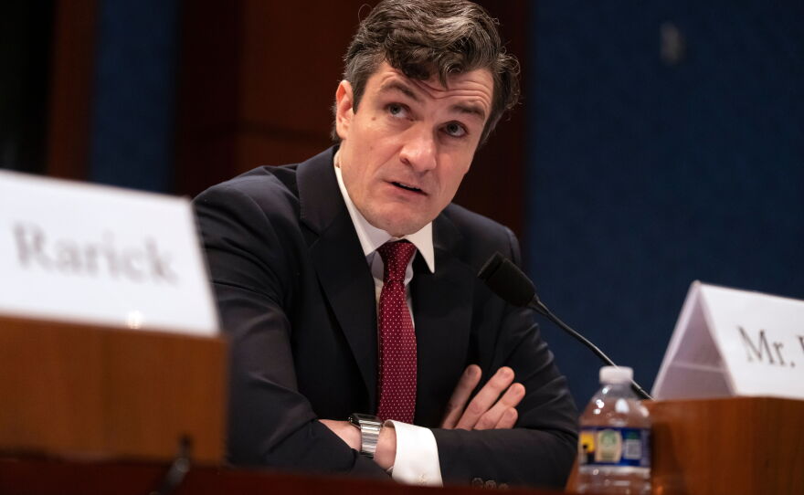 Former Department of Justice Special Counsel Brendan Ballou speaks during a hearing of the House Committee on Oversight and Government Reform on Capitol Hill on Jan. 7.