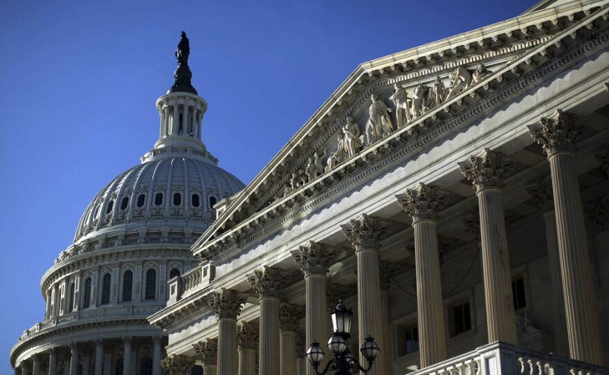 The Senate side of the U.S. Capitol.