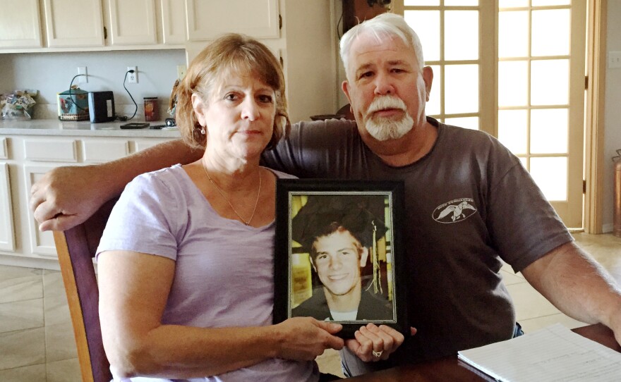 Jill and Glenn Martin's son Joey died of an opioid overdose while living in a group home. He was 22.