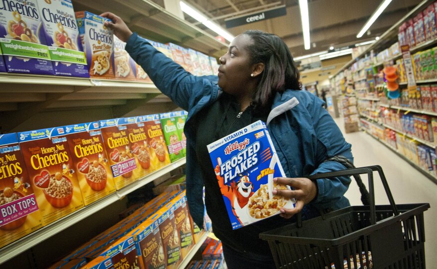 Erica Heressy is more careful now about the types of groceries she buys, always opting for the healthier selection.