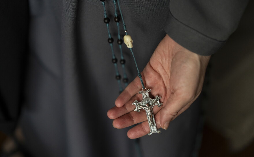 Sister Danielle Lussier along with Sister Theresa Alethia spends her time praying for and meeting with people who have experienced abuse by the Catholic Church.